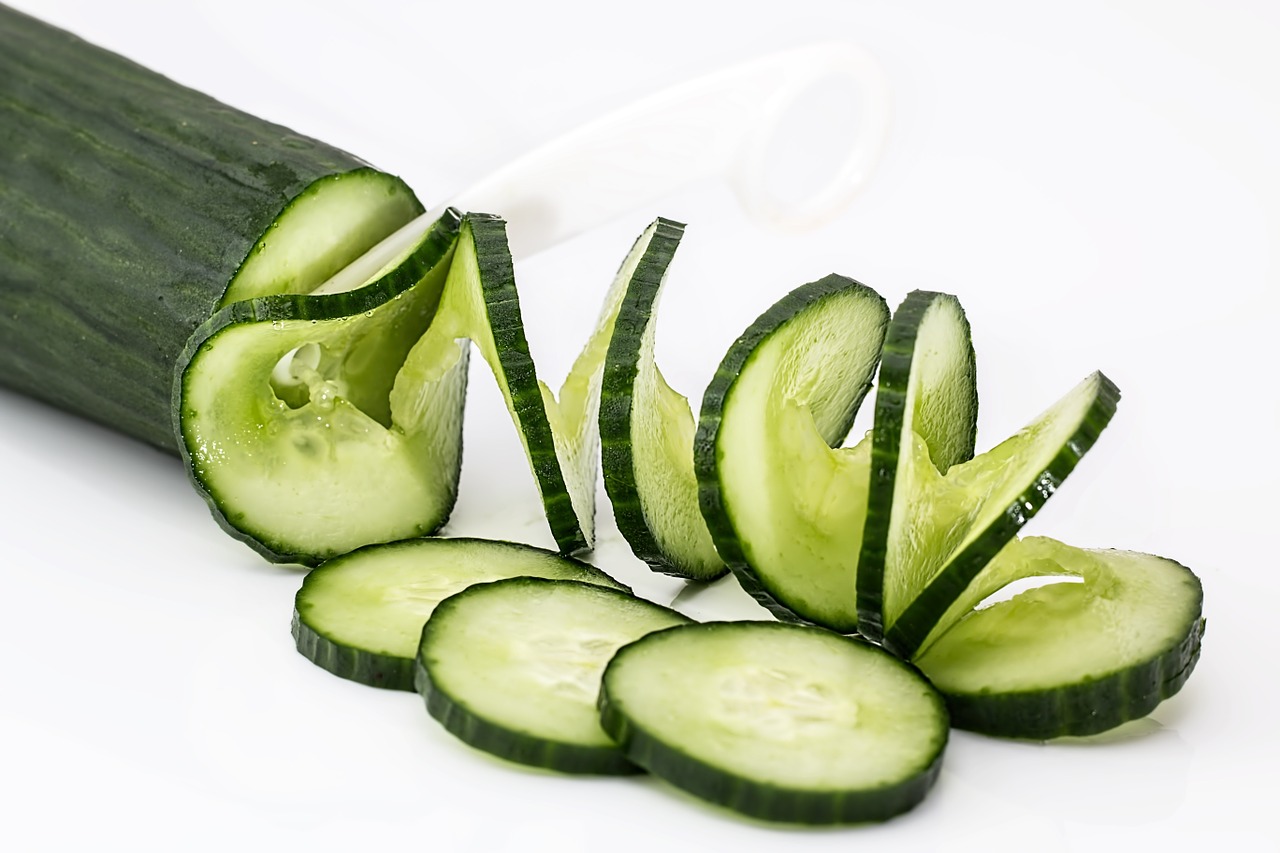 Image - cucumber salad food healthy green