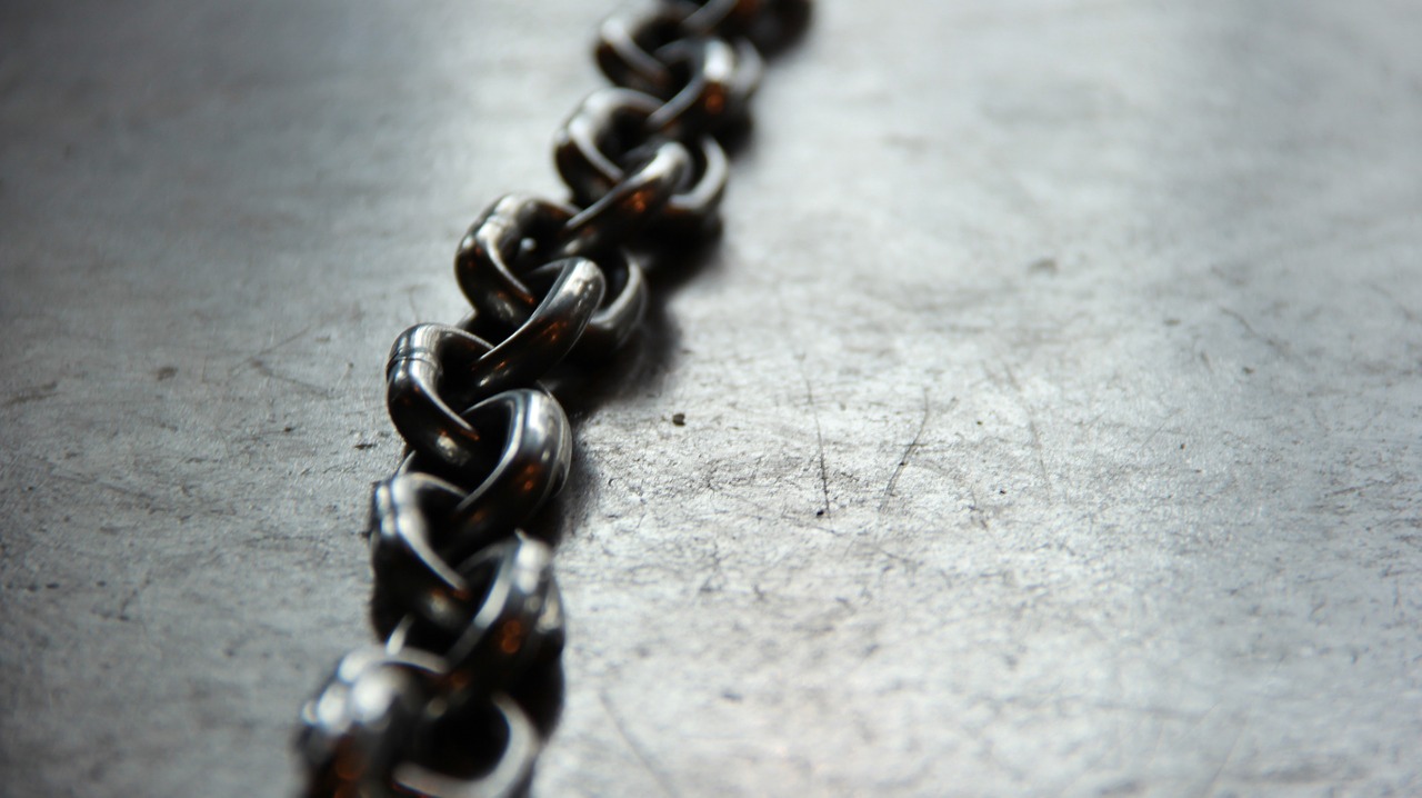 Image - chain link metal strong connect