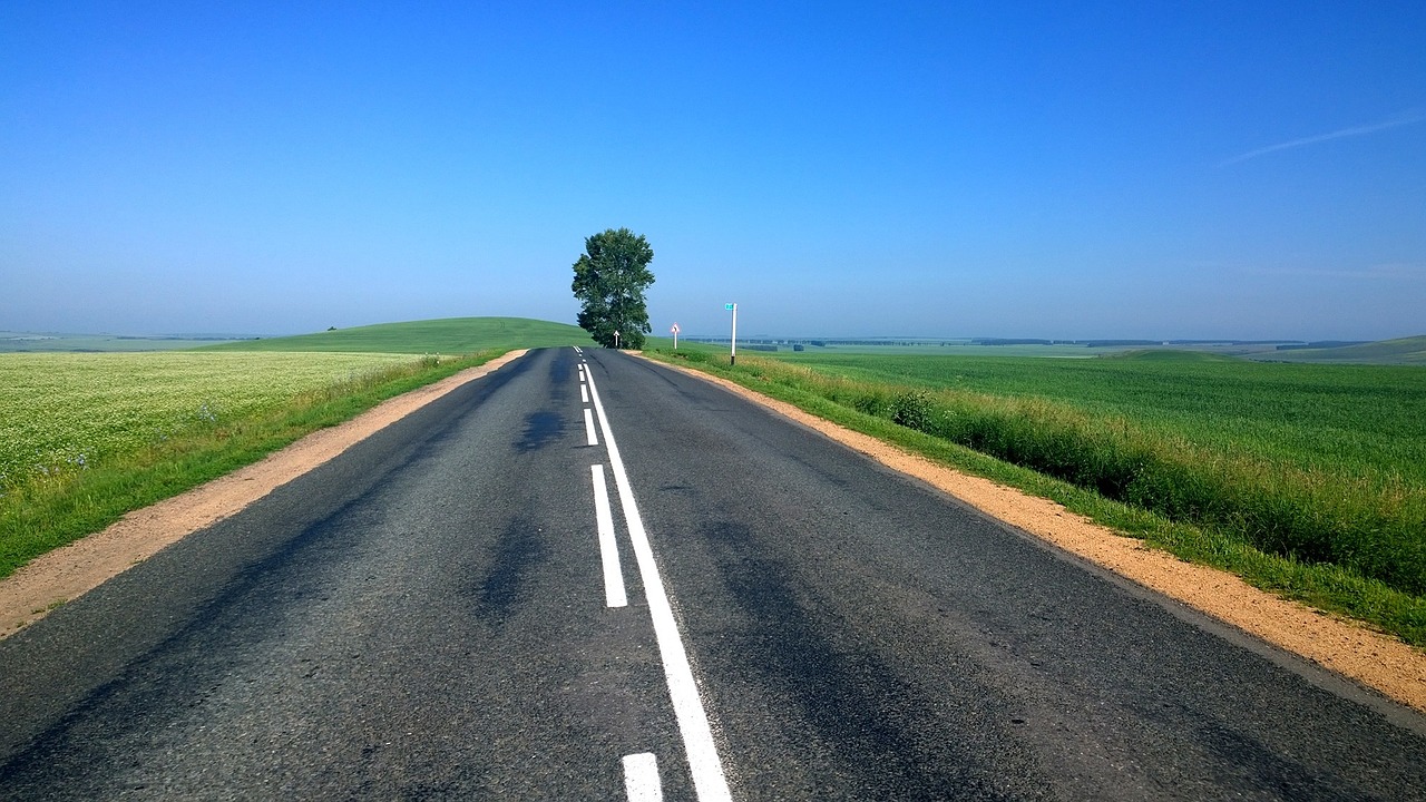 Image - road asphalt freeway route travel