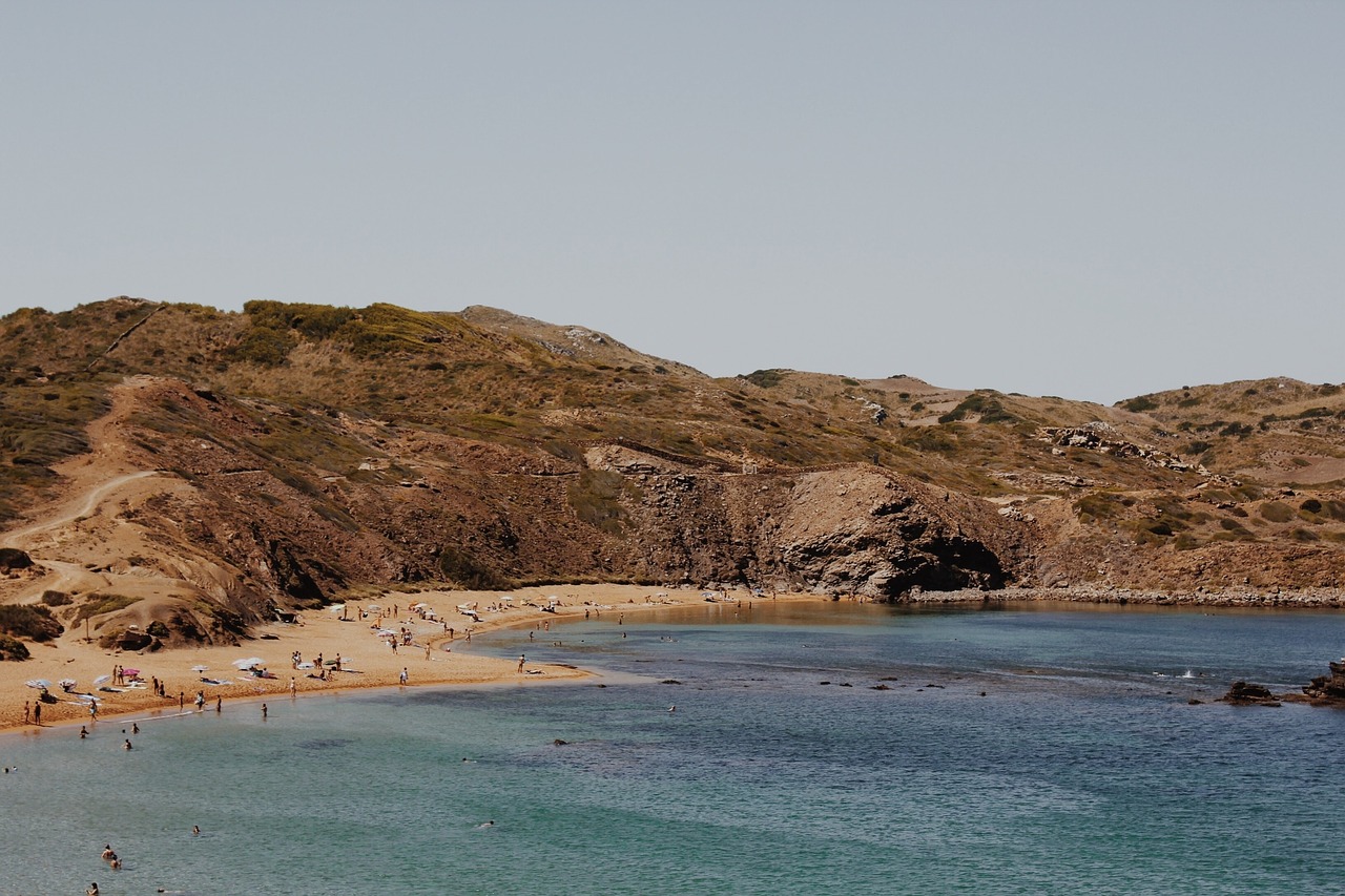 Image - beach sand water ocean sea people