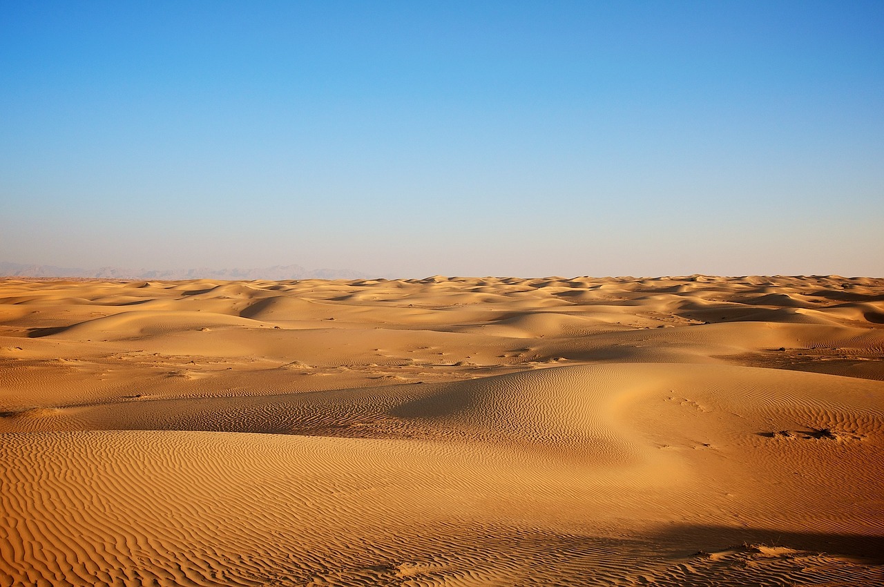 Image - landscape desert clear viewsand