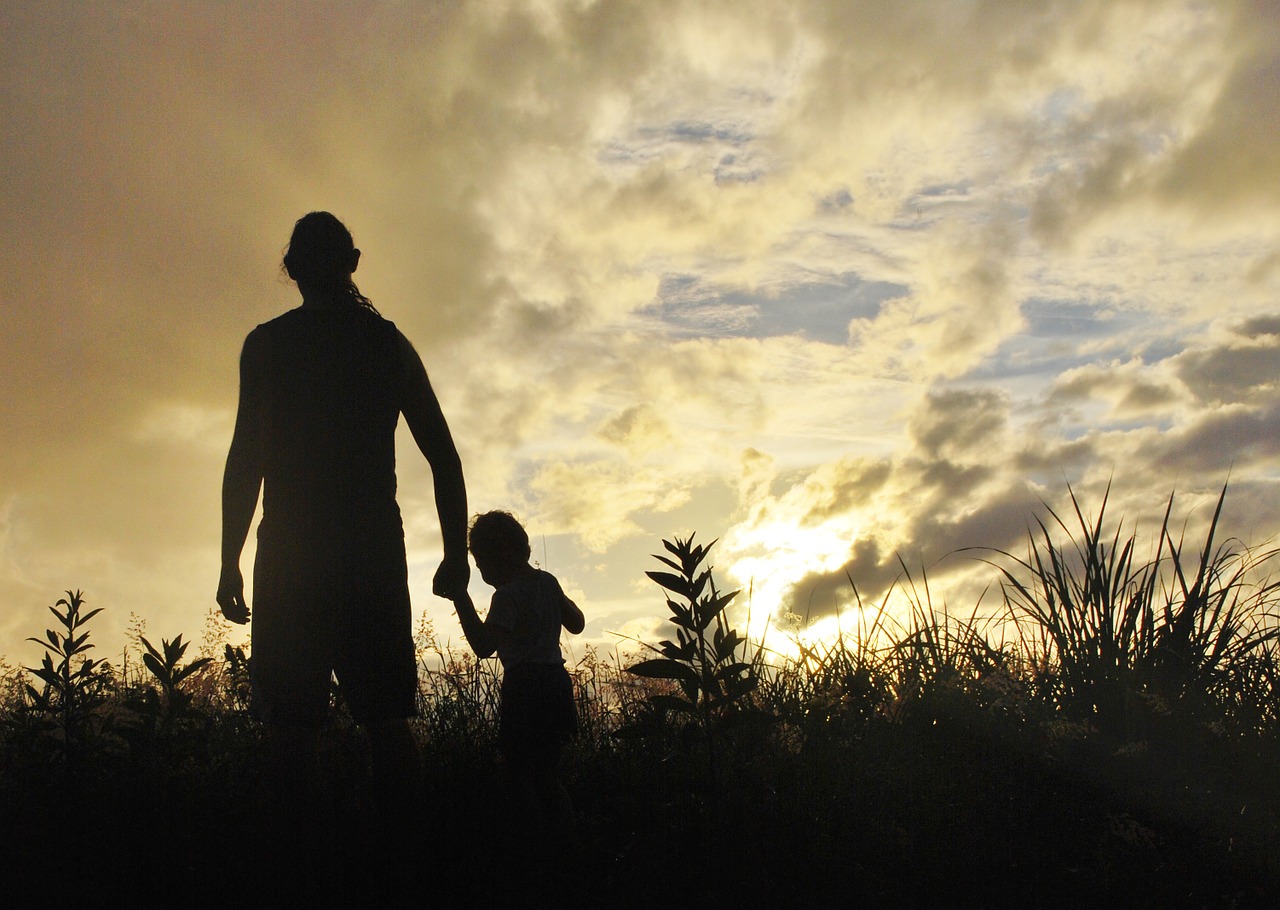 Image - father son together happy