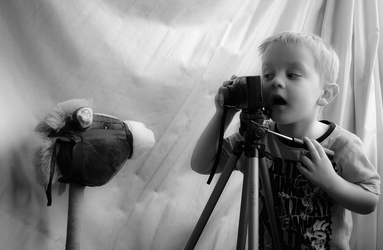 Image - boy photographer play portrait
