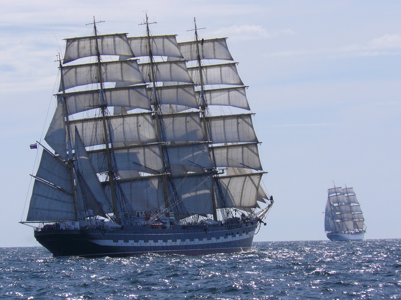 Image - ships tall vessel sea sailing