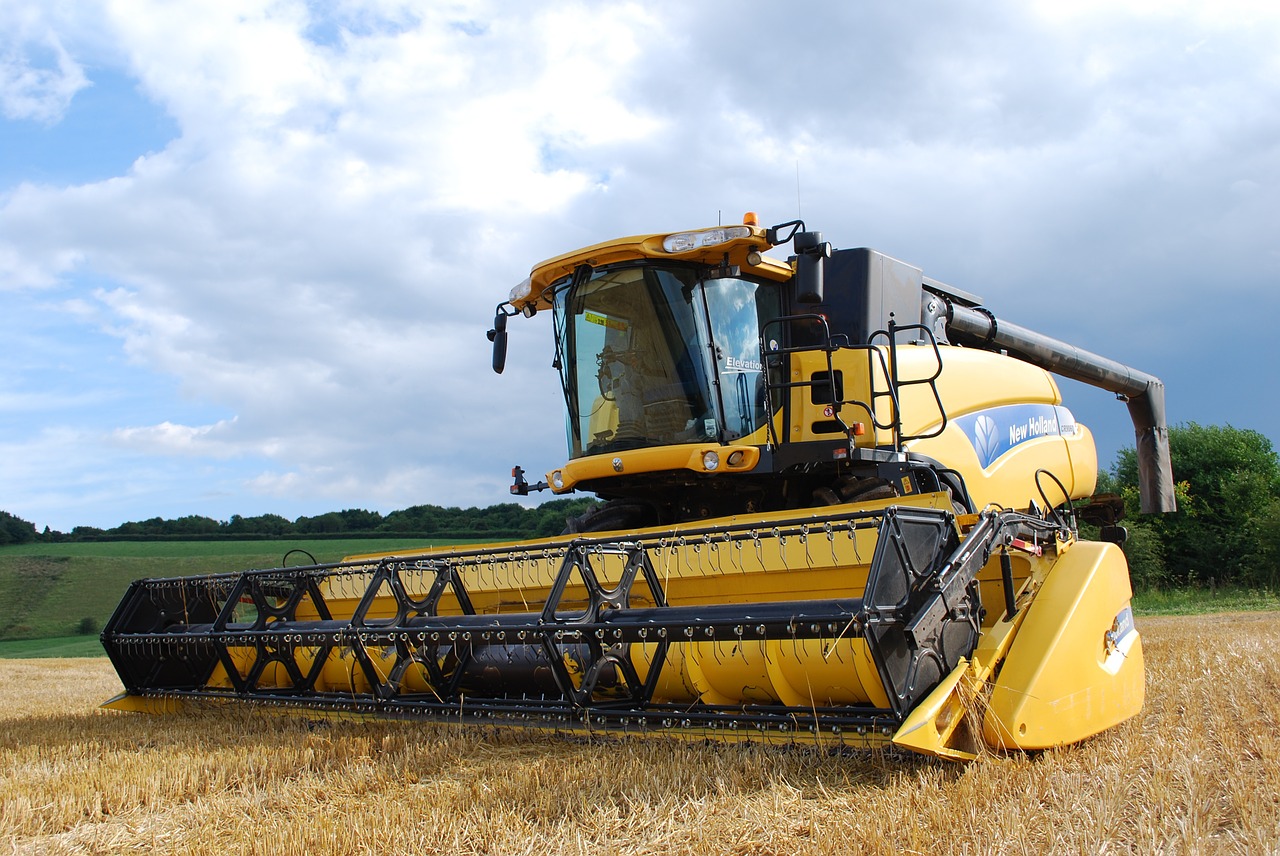Image - combine harvester agriculture