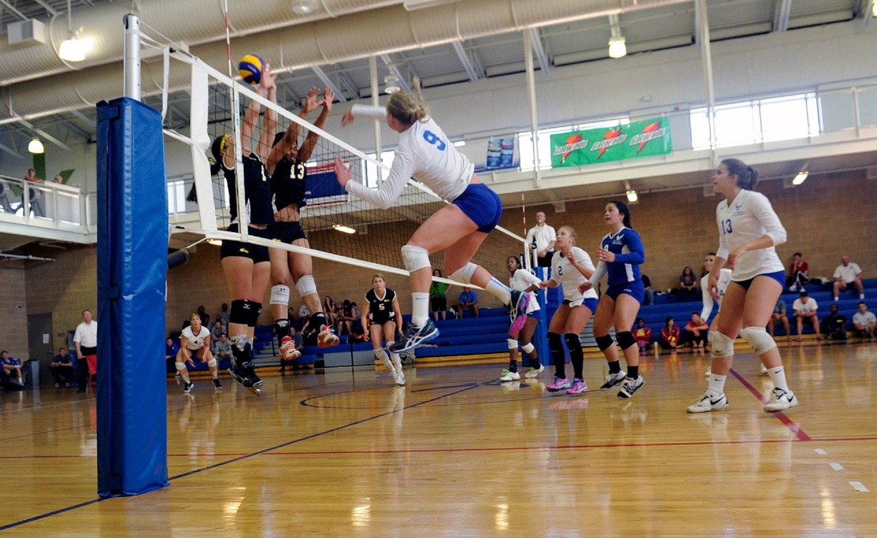 Image - volleyball women return spike