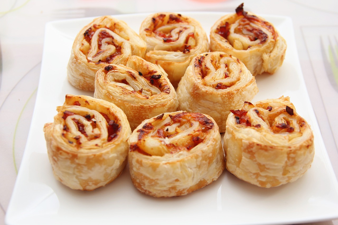 Image - food pizza roll baked