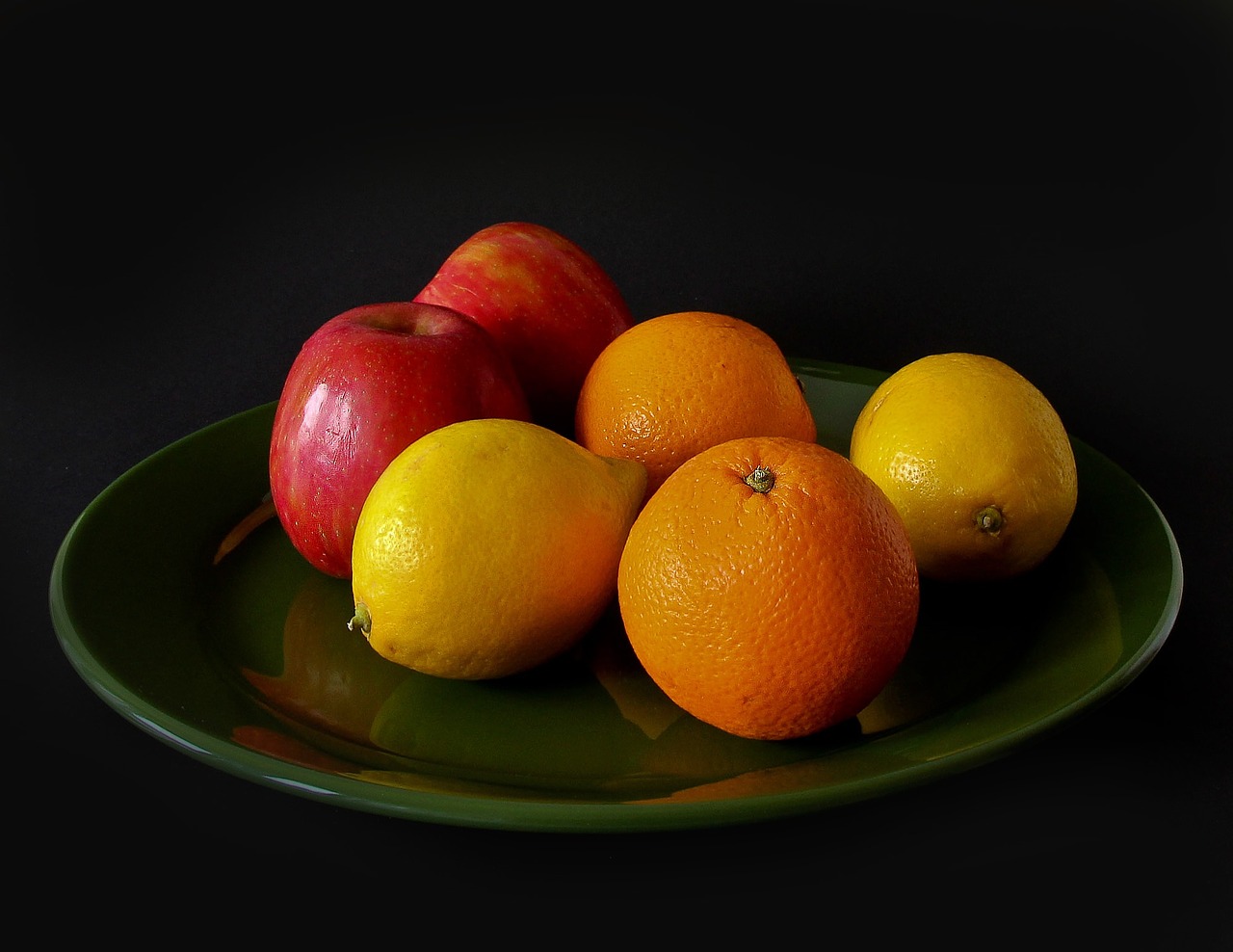 Image - fruit apple vitamins sweet oranges