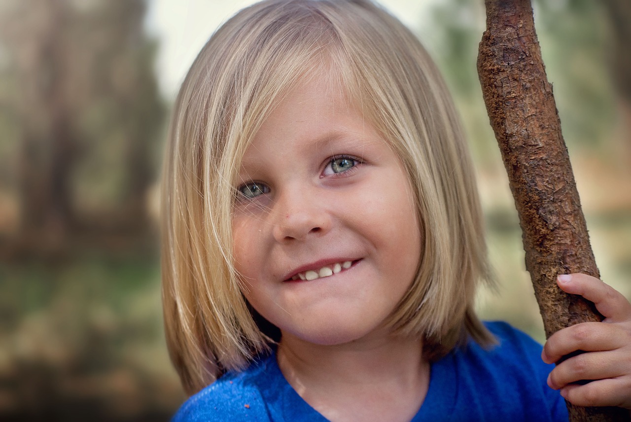 Image - boy face happy nature outdoors