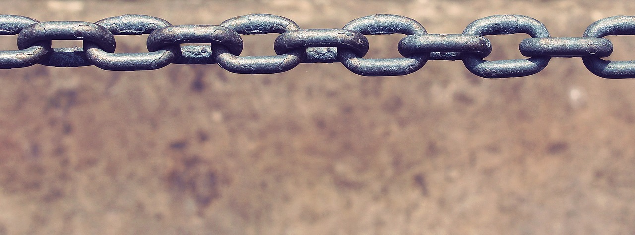 Image - chain metal iron links of the chain