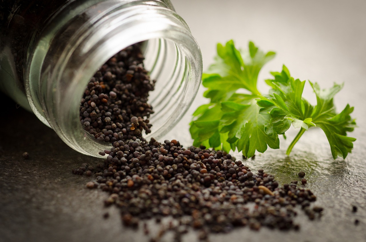 Image - poppy seed spices herbs sesame