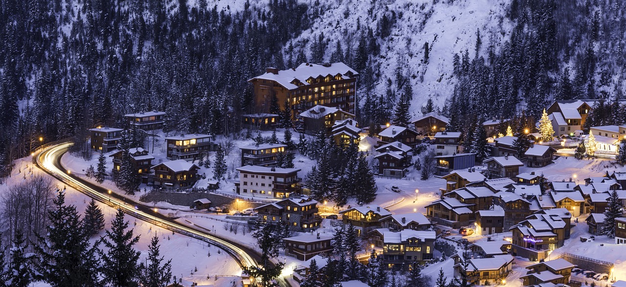 Image - courchevel mountain snow winter