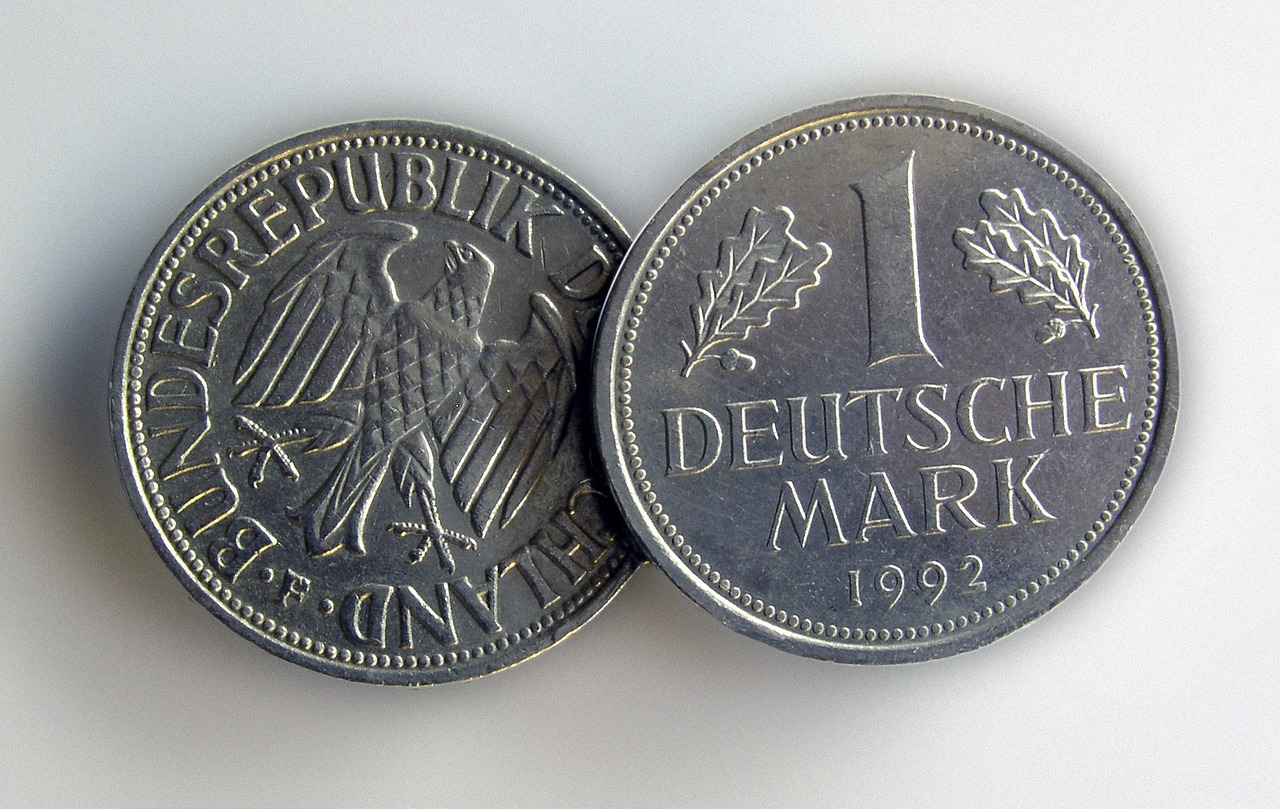 Image - german mark money coins germany