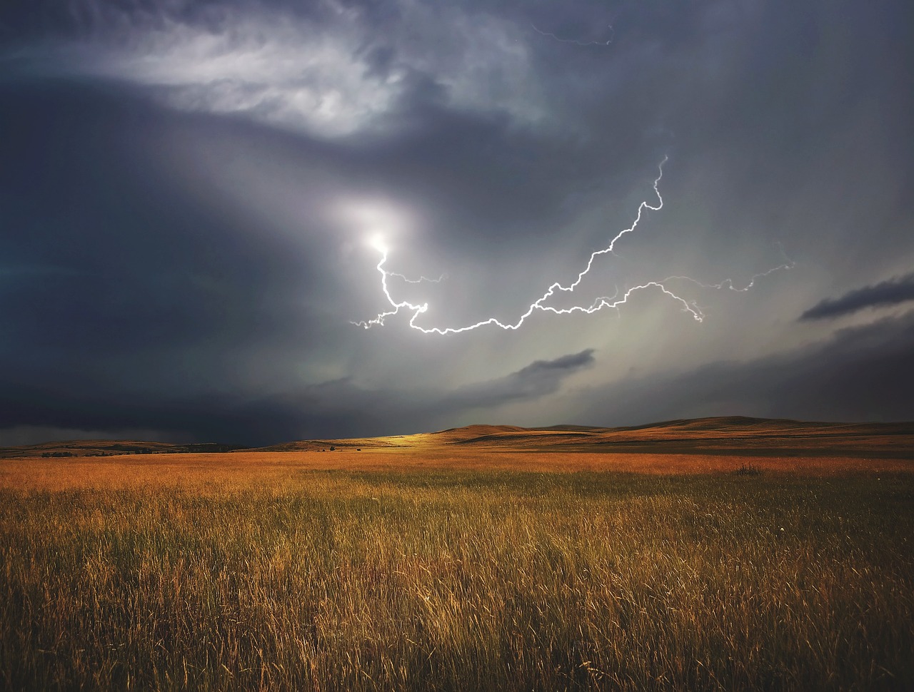 Image - storm lightning weather nature sky