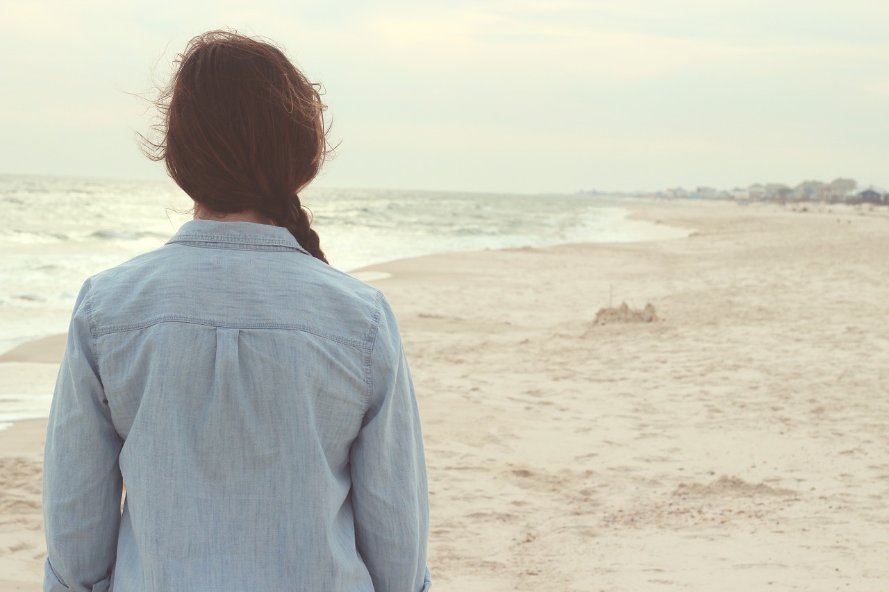 Image - beach woman summer female sea