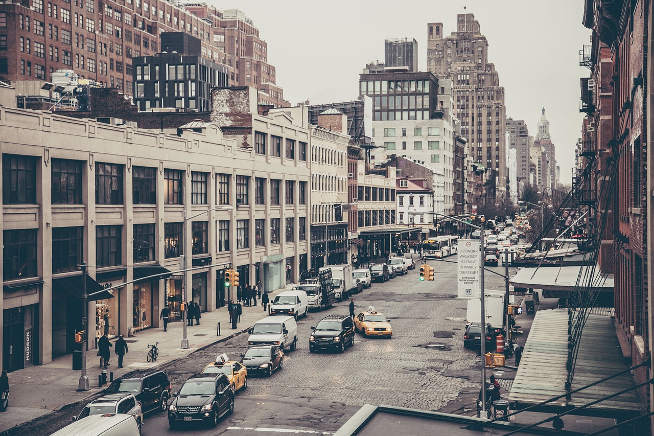 Image - city street traffic cars