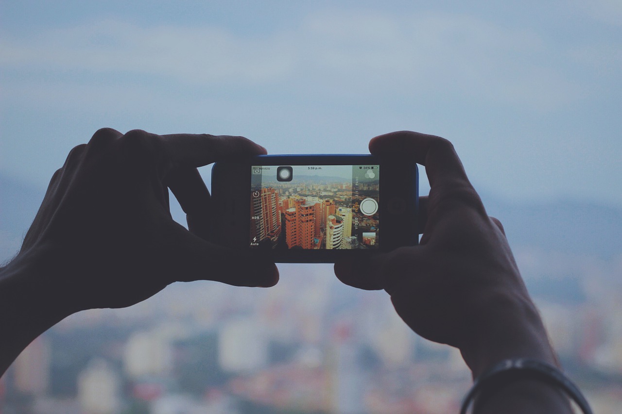 Image - smartphone photography hands camera