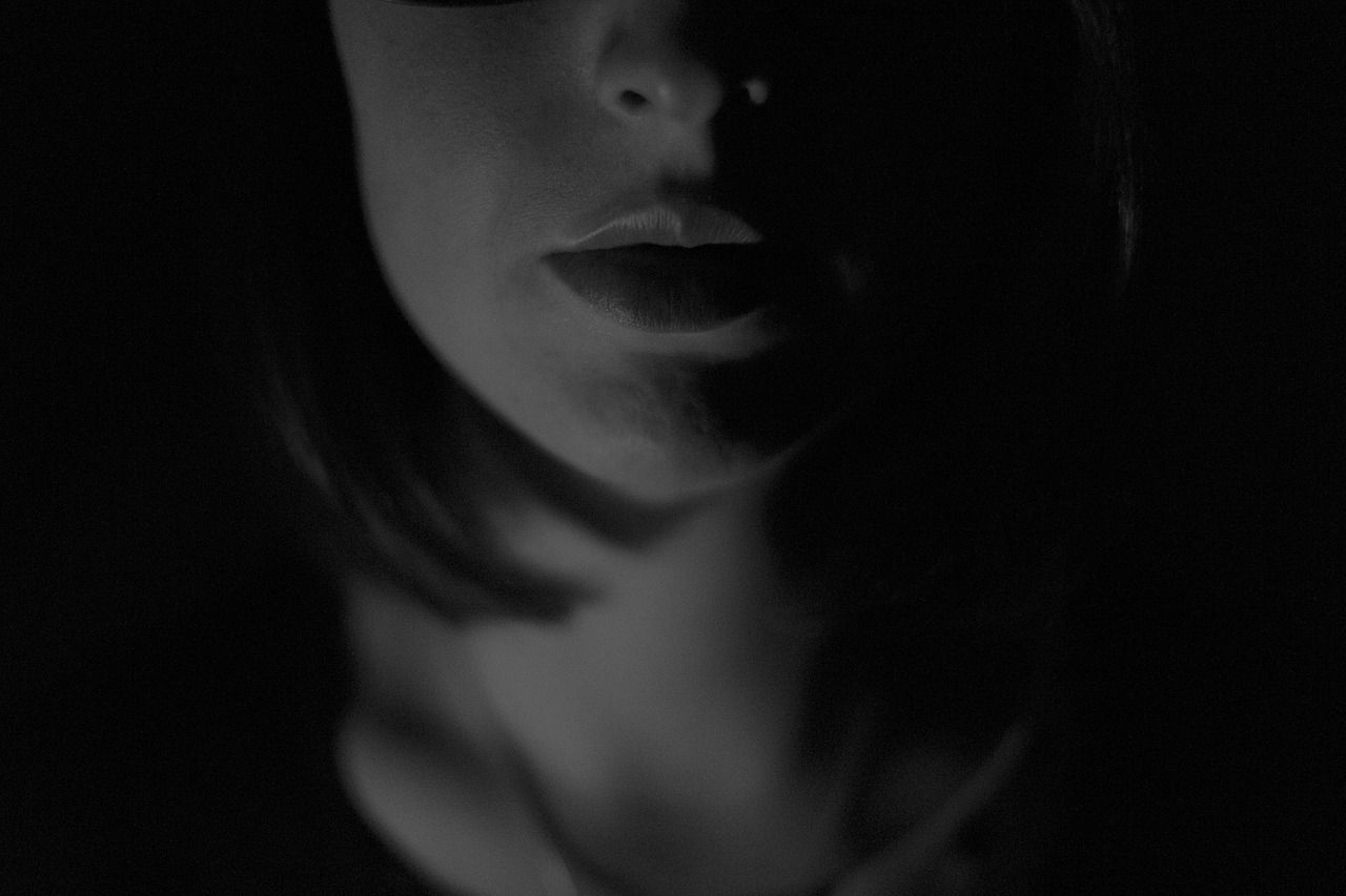 Image - face mouth lower part girl woman