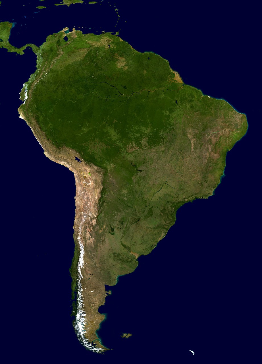 Image - south america continent land map