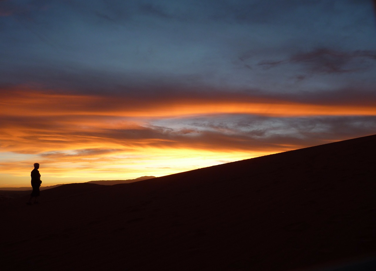 Image - sunset atacama moon valley