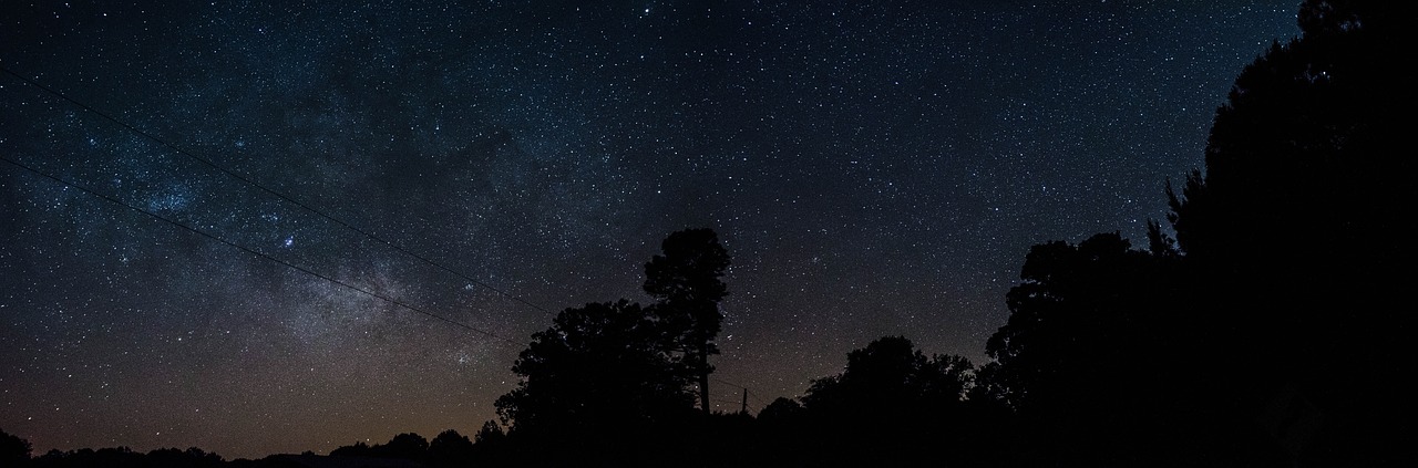 Image - night stars milky way cosmos