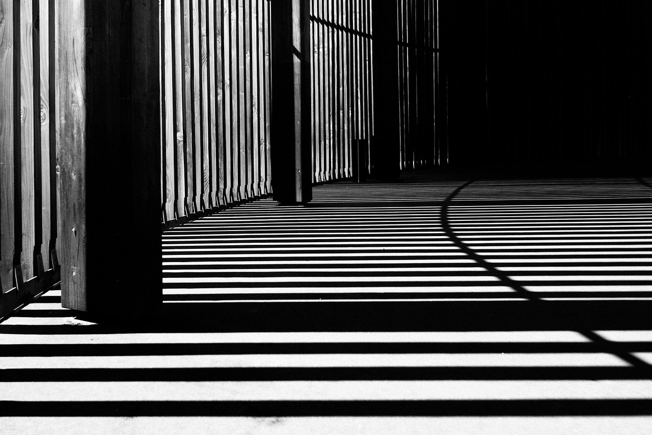 Image - light shadows pattern stripes
