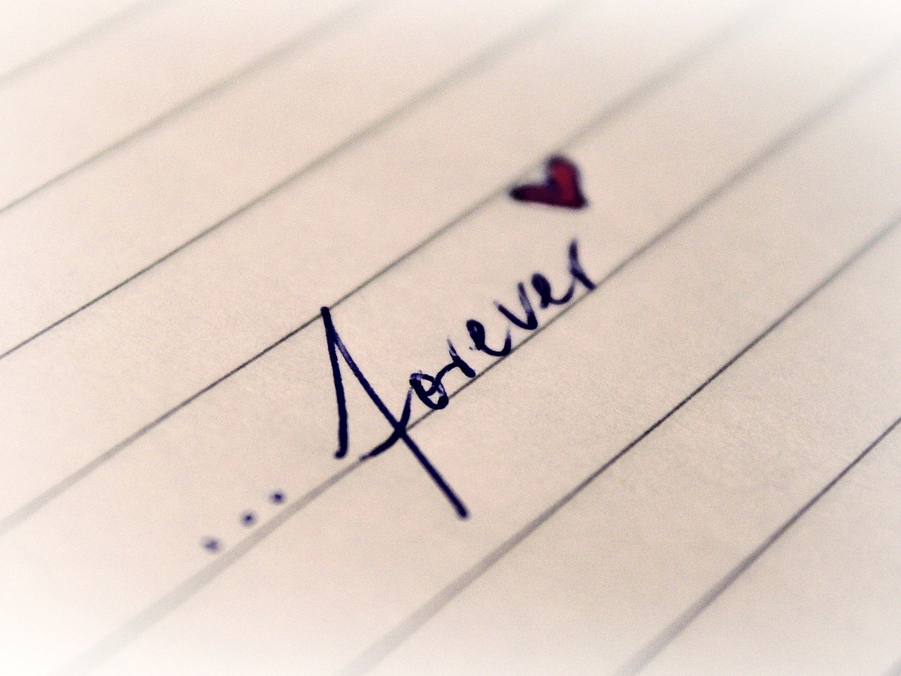 Image - forever word heart text bill red