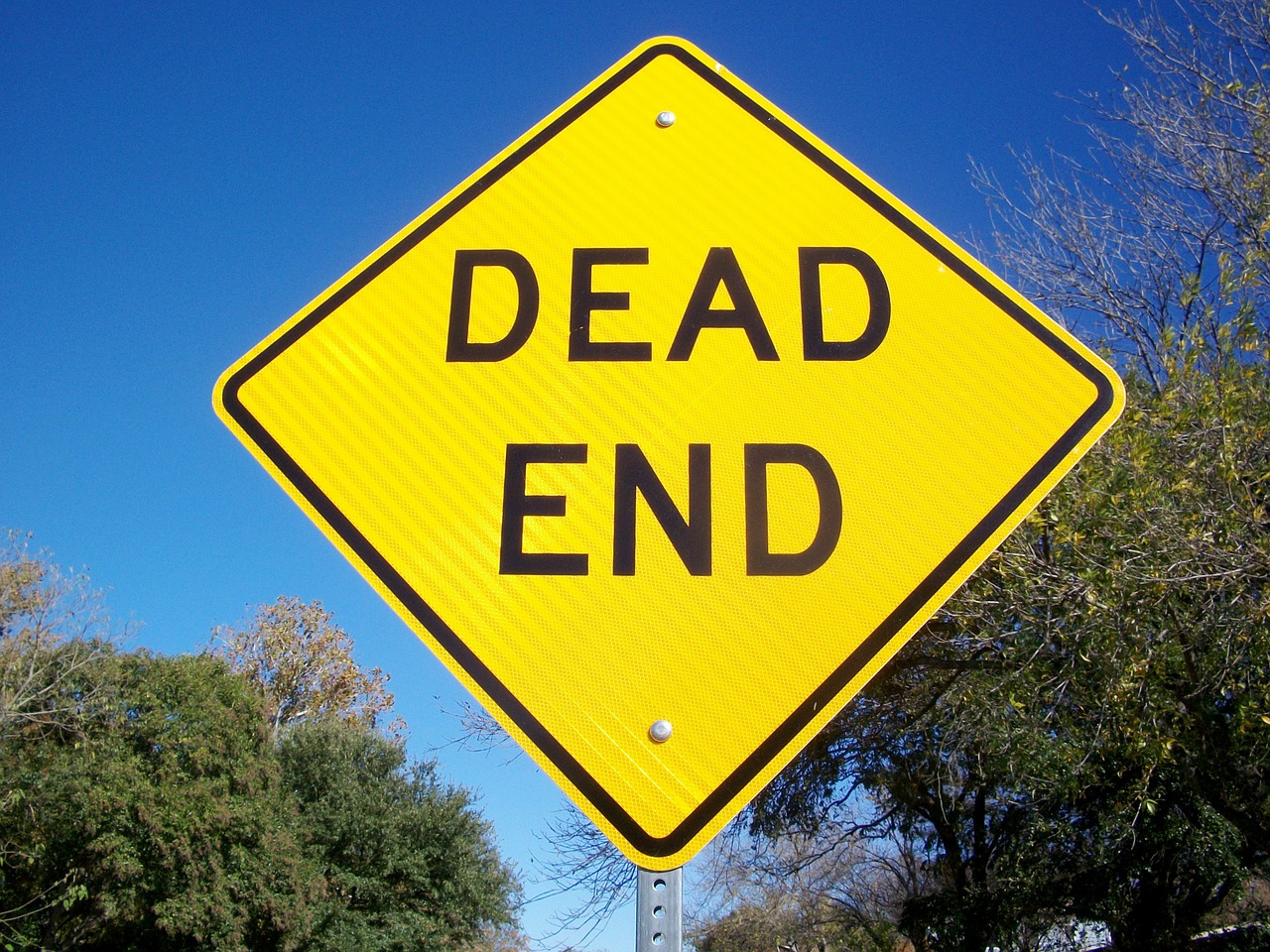 Image - dead end street sign road traffic