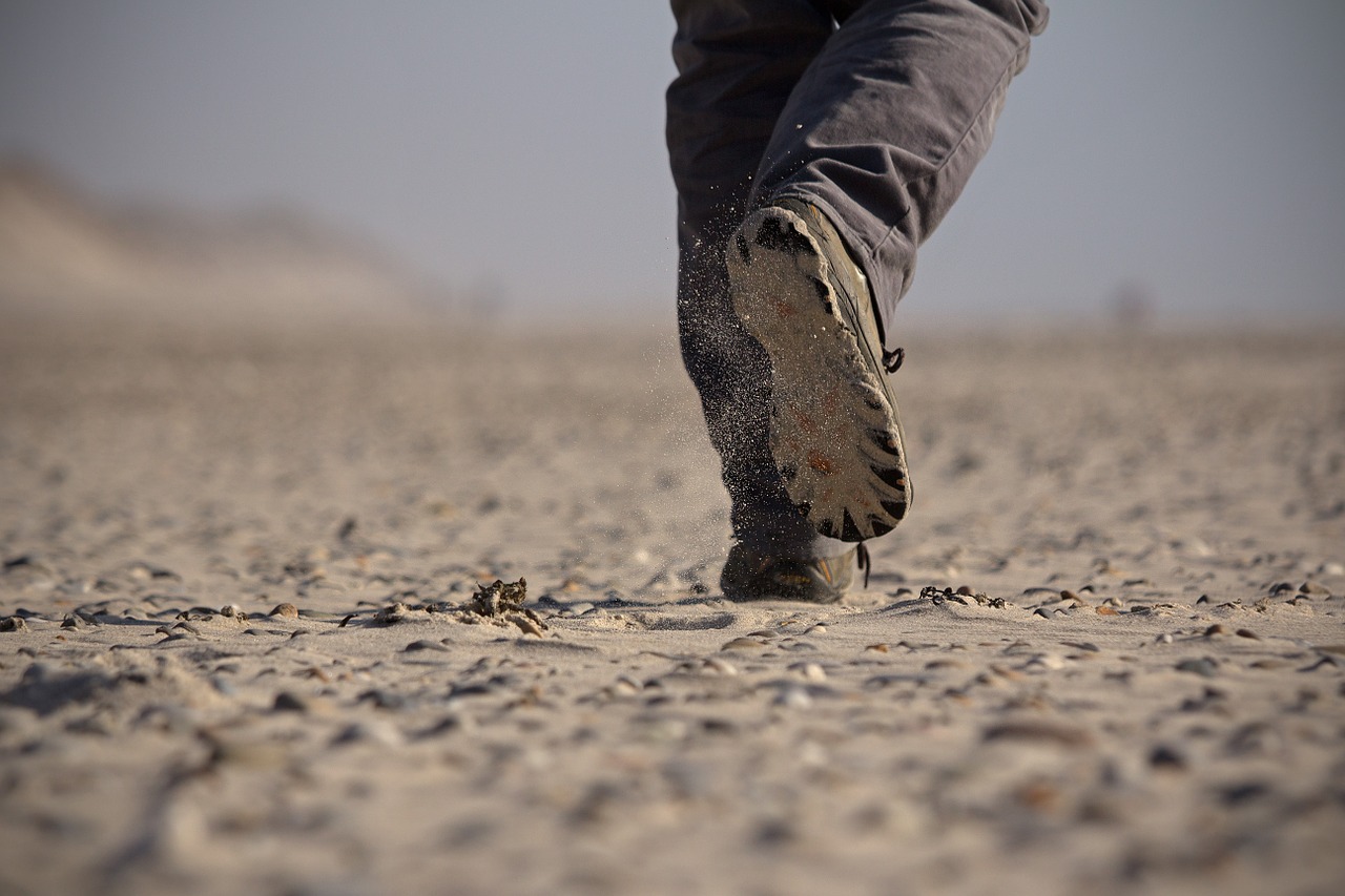 Image - step path shoes sole direction