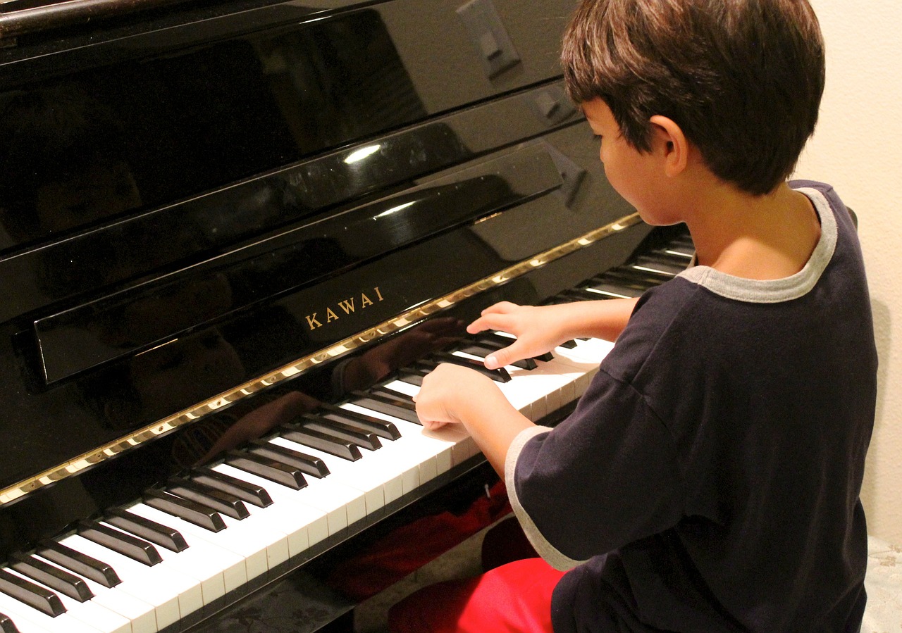 Image - piano boy playing learning