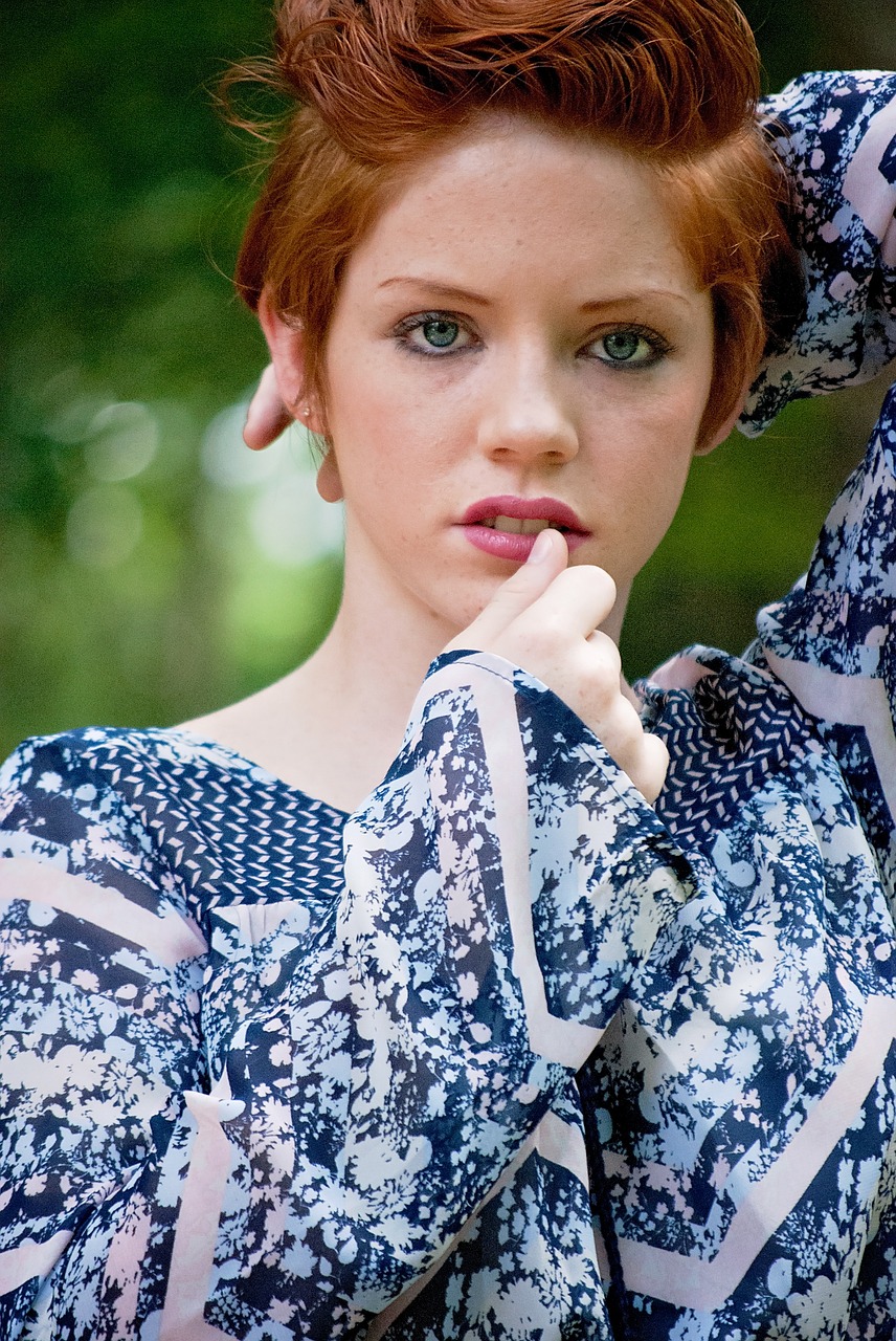 Image - girl redhead face portrait