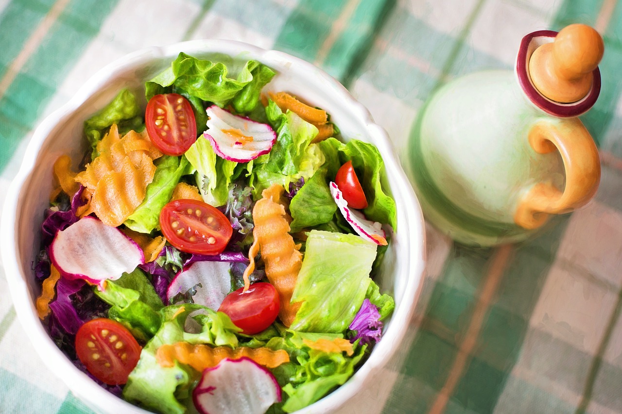 Image - salad fresh veggies vegetables