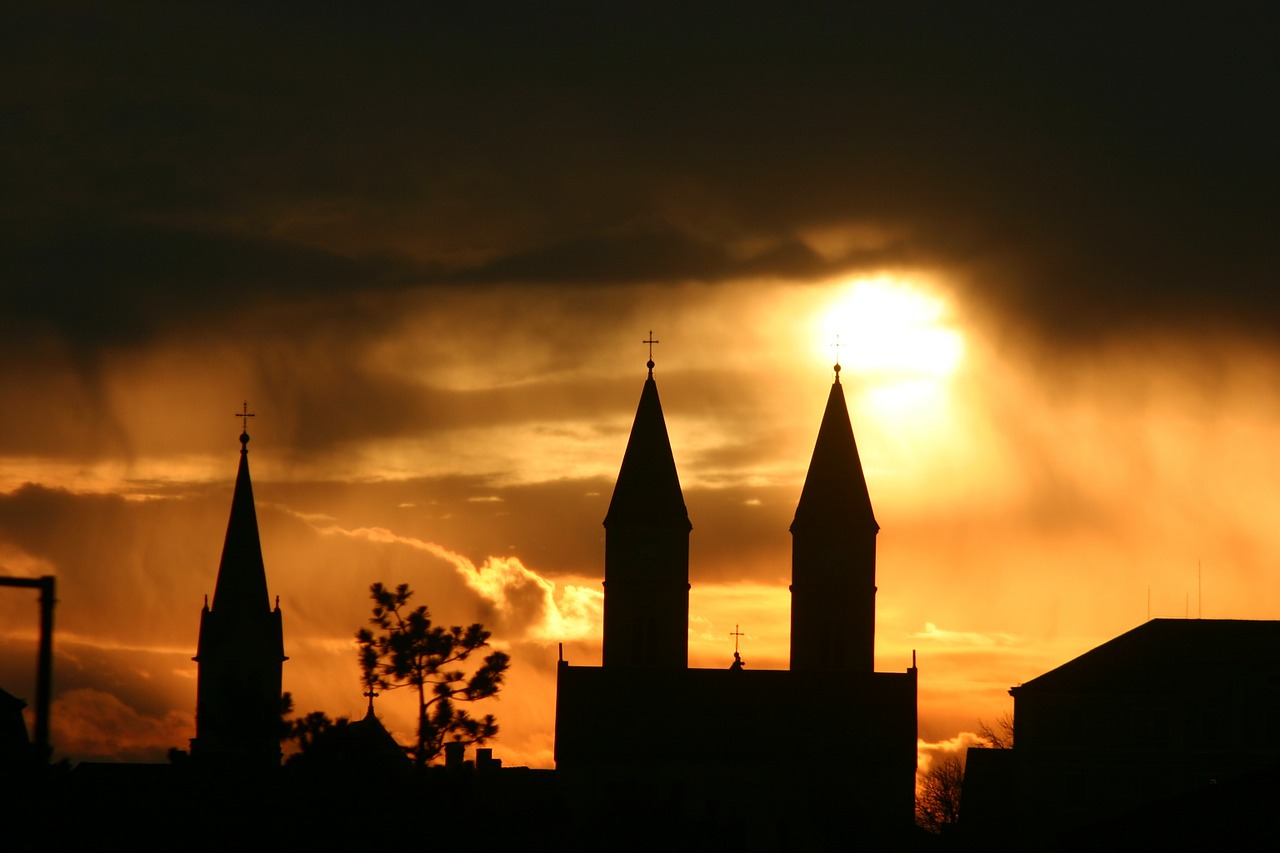 Image - church steeple religion silhouette