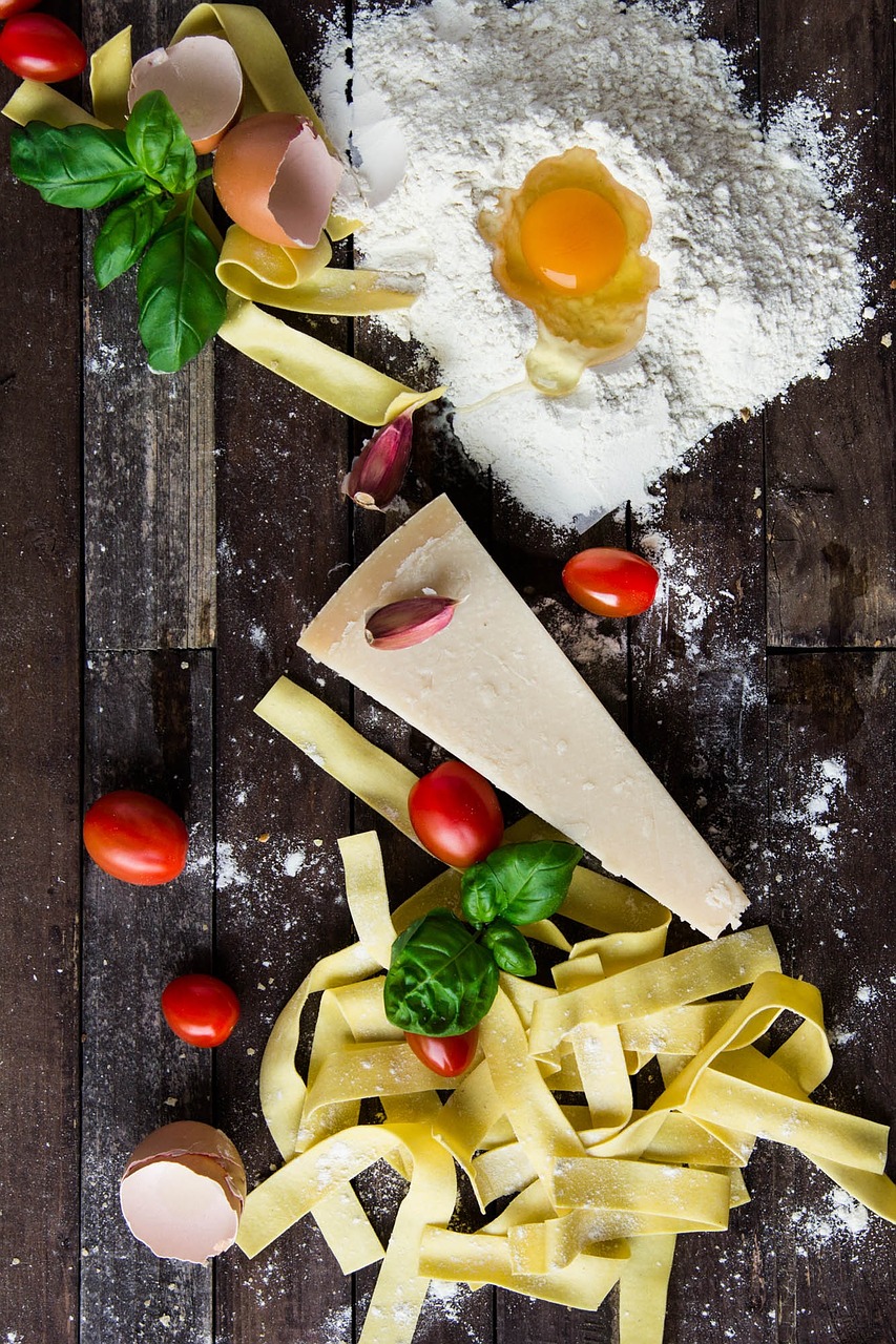 Image - pasta cheese egg food italian