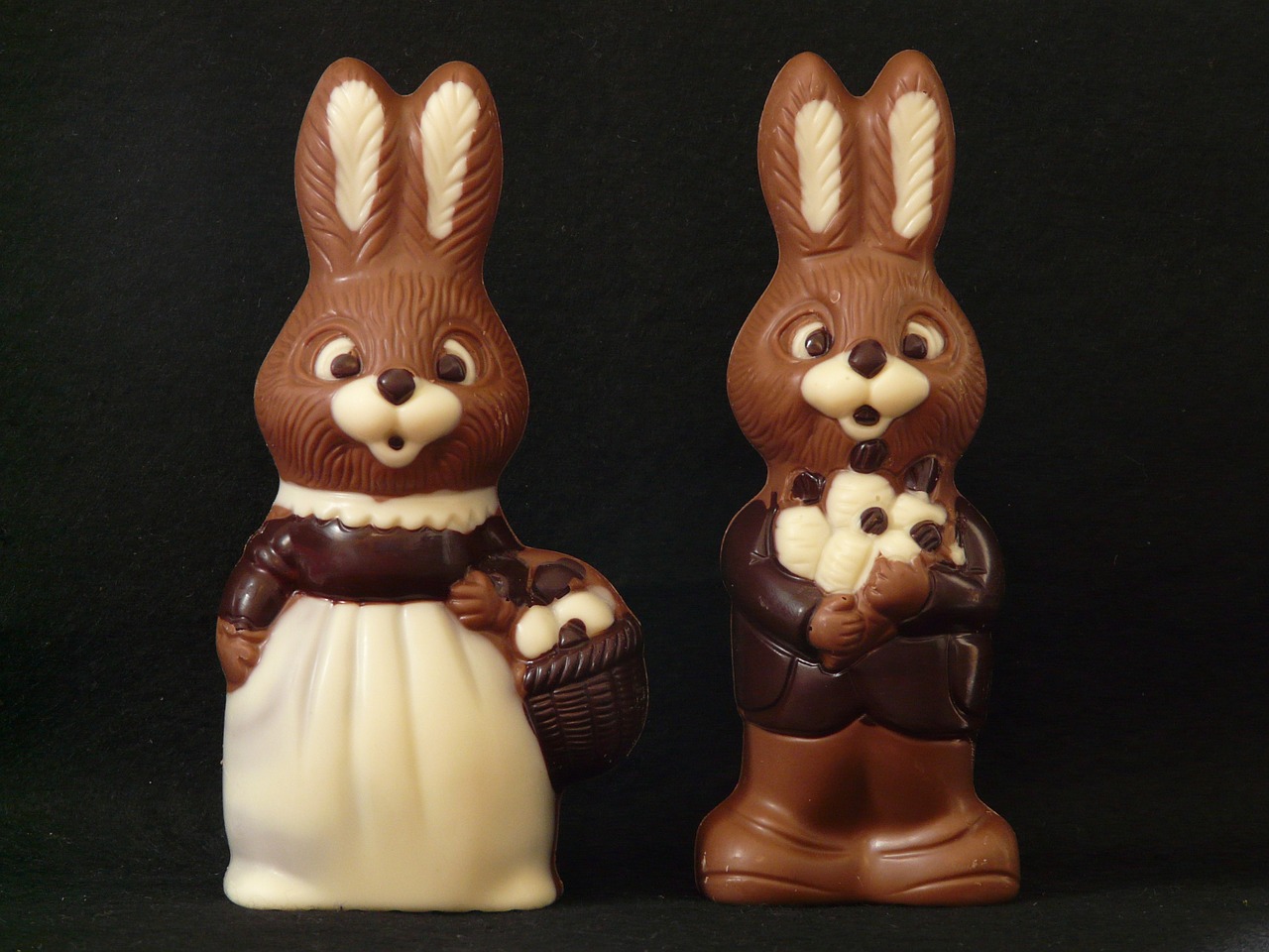 Image - easter bunny easter chocolate brown