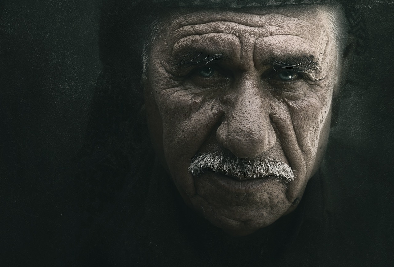 Image - man old elderly portrait people