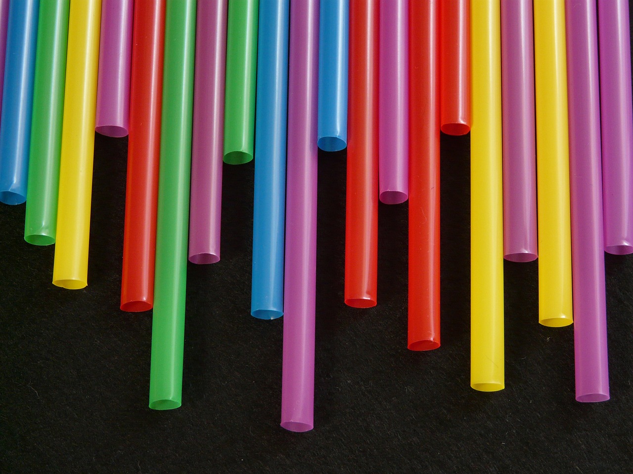 Image - straws tube plastic colorful color