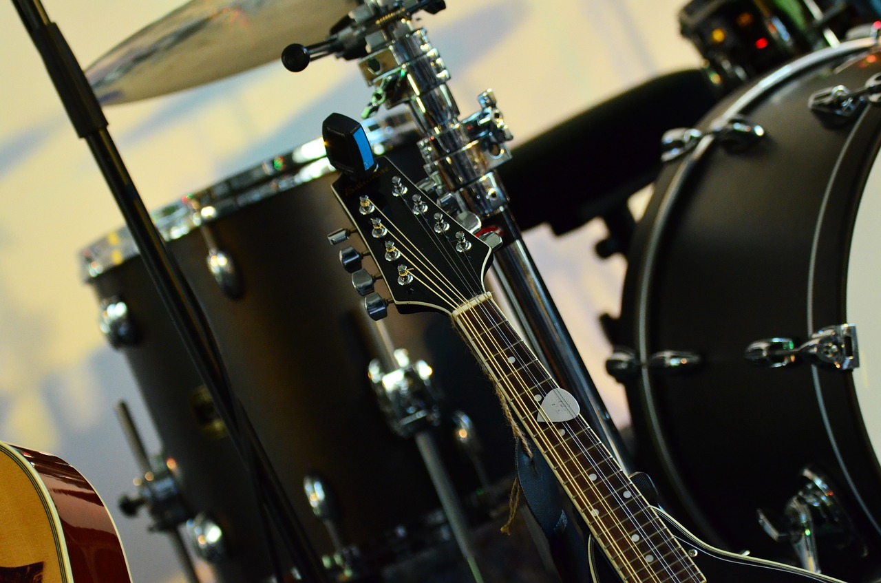 Image - instruments music drums guitar