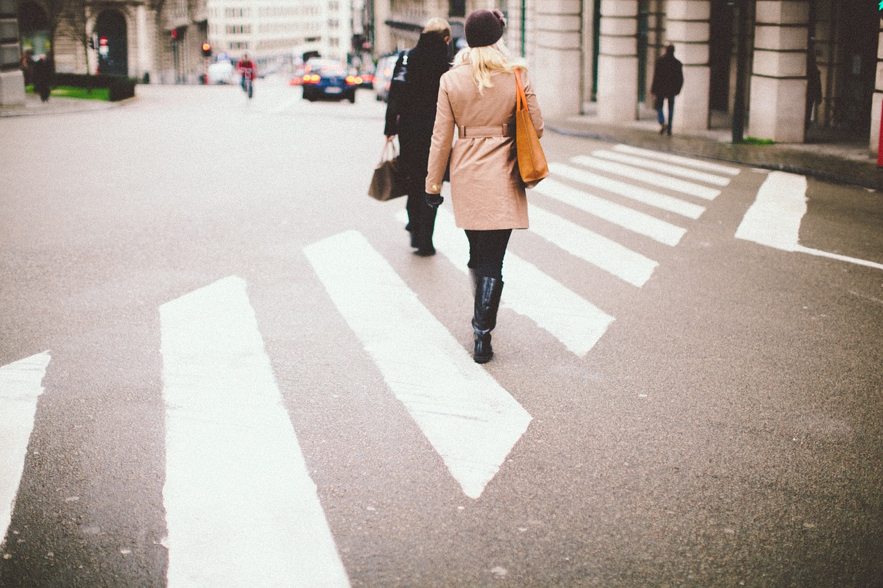 Image - crossing street zebra city road