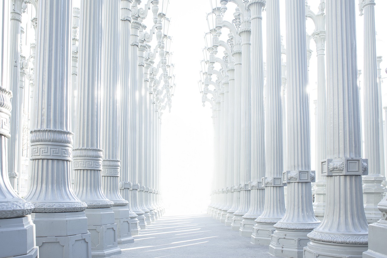 Image - columns hallway architecture greek