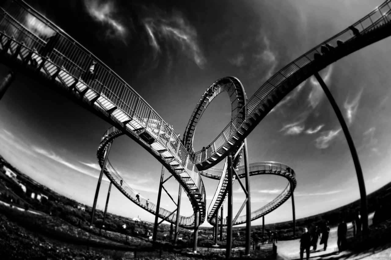 Image - rollercoaster looping amusement