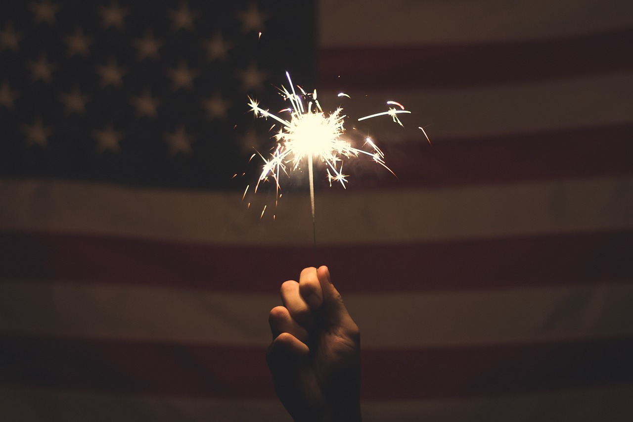 Image - firecracker american flag july