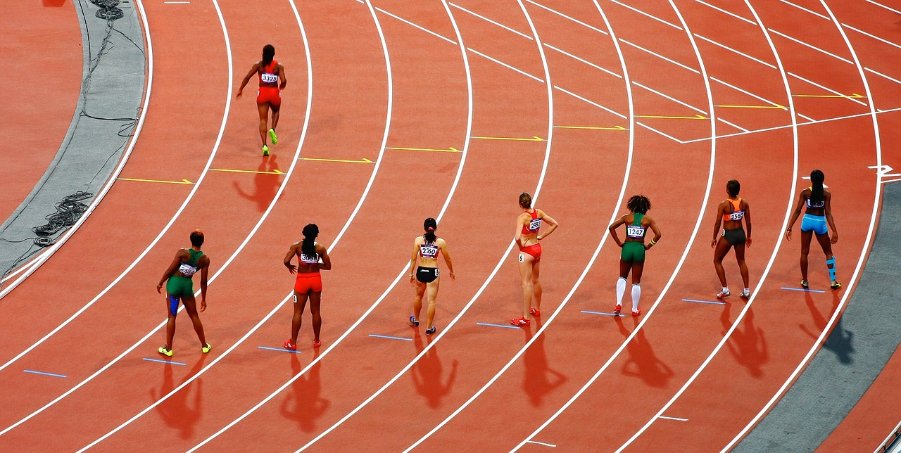 Image - race track and field running sport