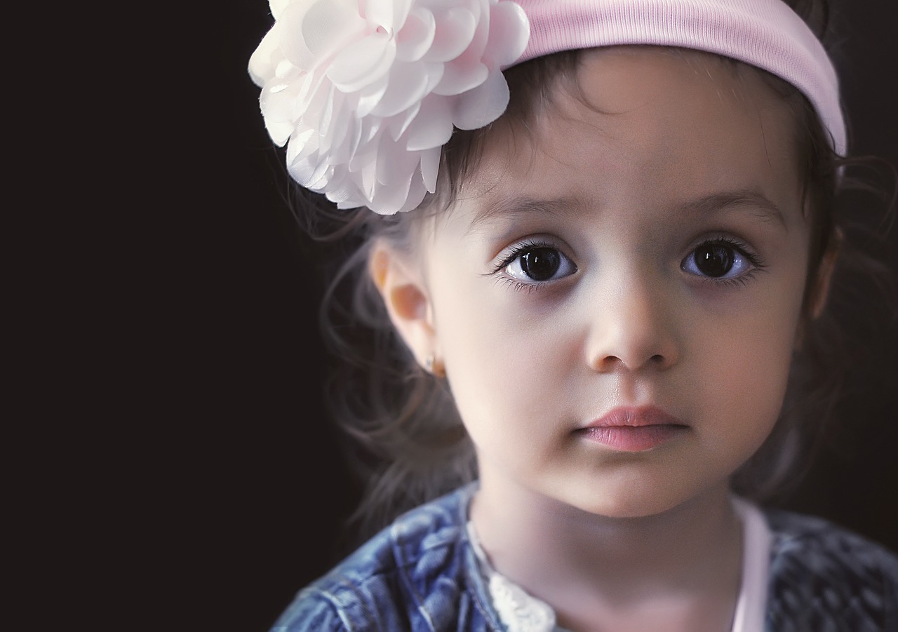 Image - child model girl portrait beauty