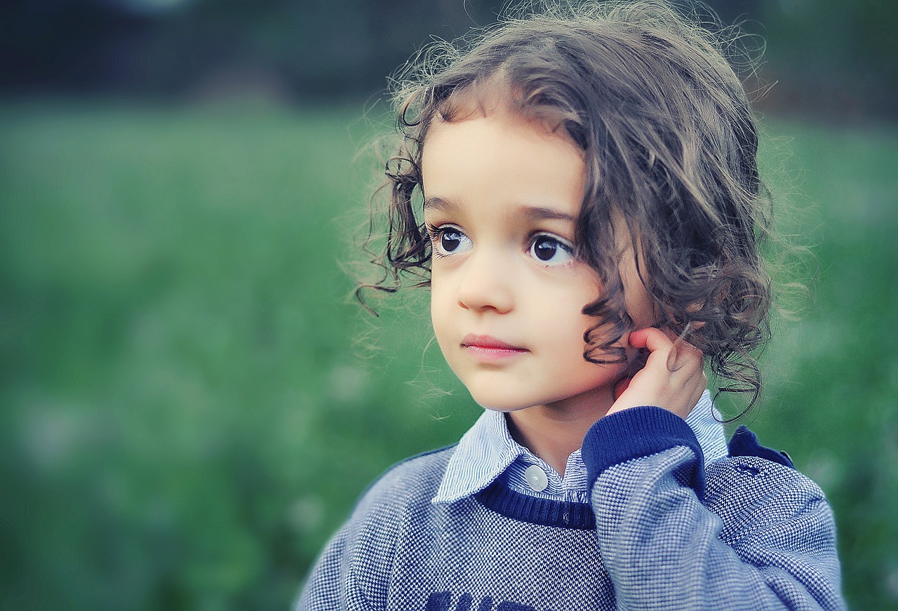 Image - child model girl beauty portrait