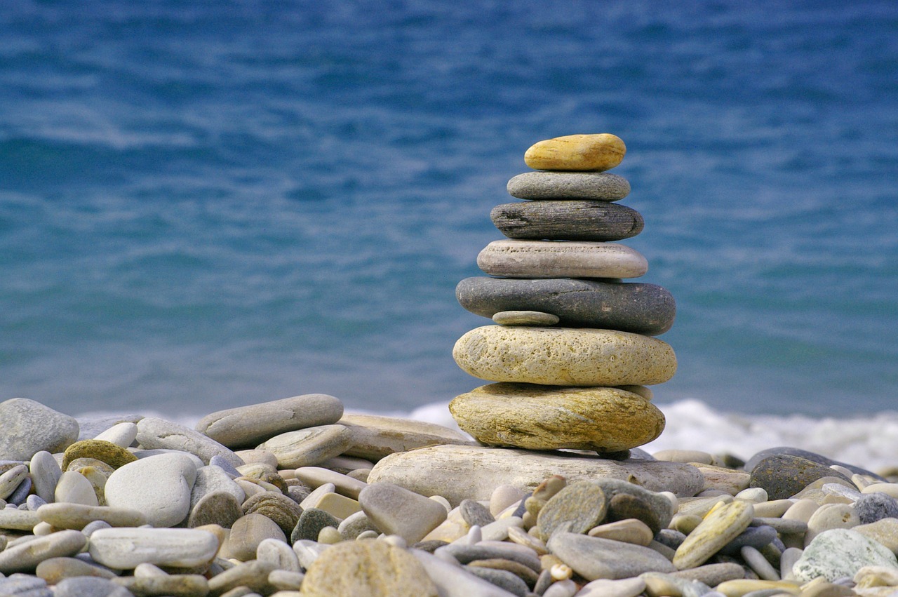 Image - sun sea sun and sea water pebble