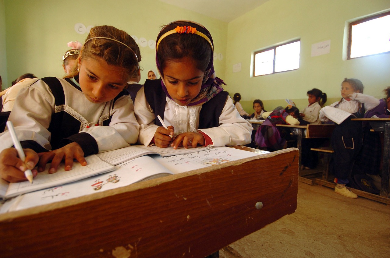 Image - iraq children school learning