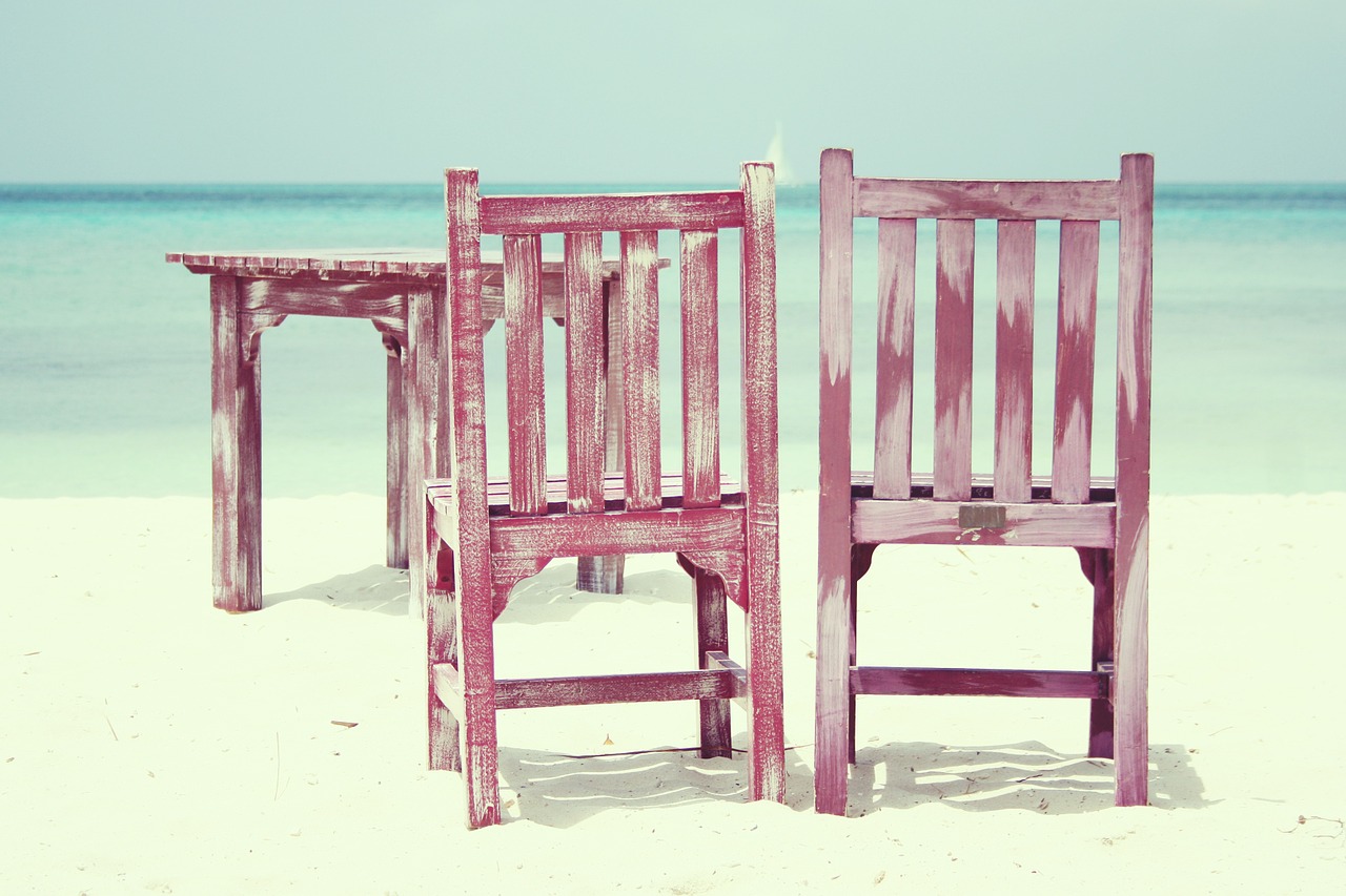 Image - beach chairs sun sea summer