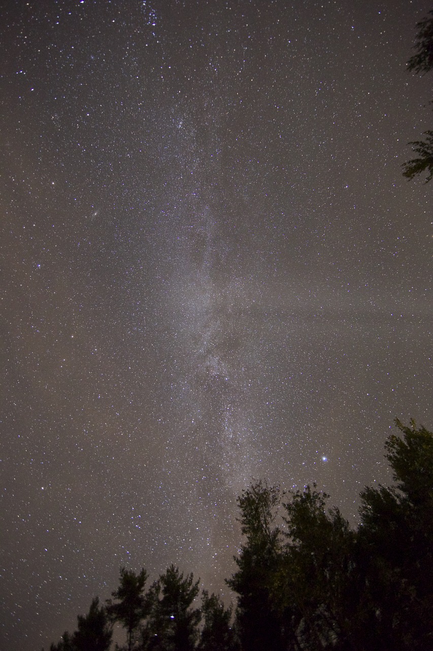 Image - stars milky way space galaxy night