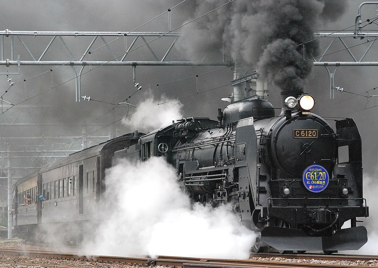 Image - japan train railroad railway steam